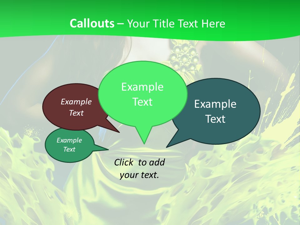 Girl Abstract Vogue PowerPoint Template