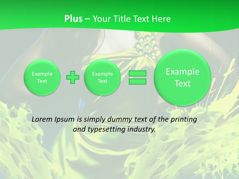 Girl Abstract Vogue PowerPoint Template