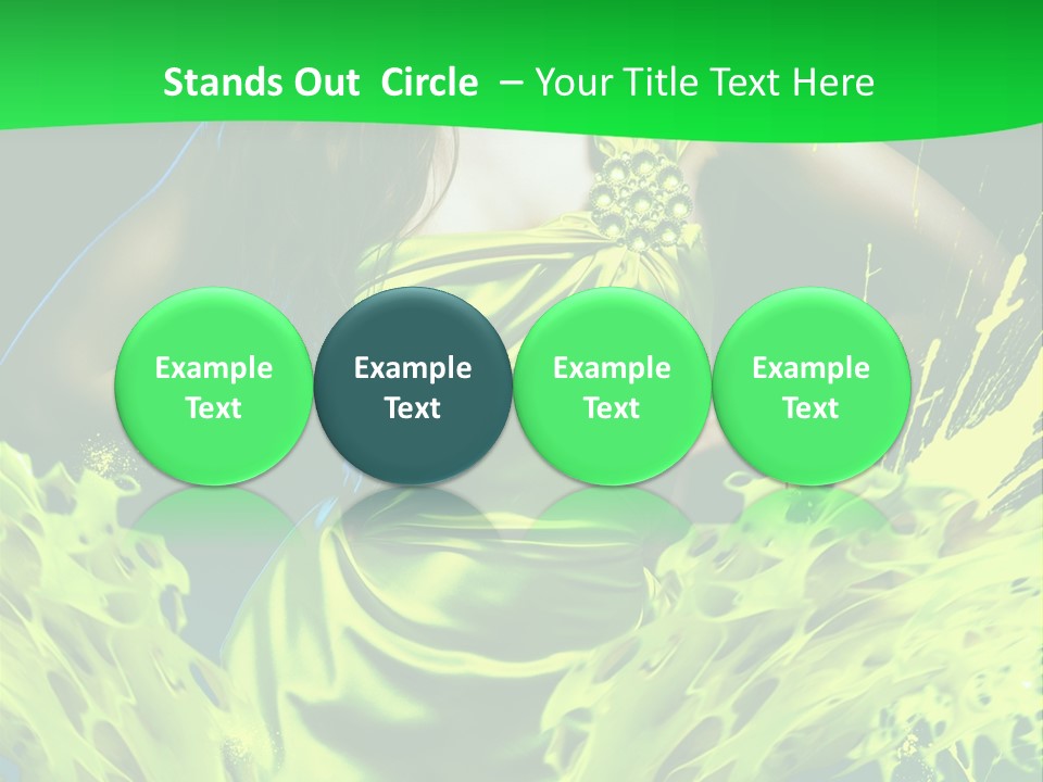 Girl Abstract Vogue PowerPoint Template