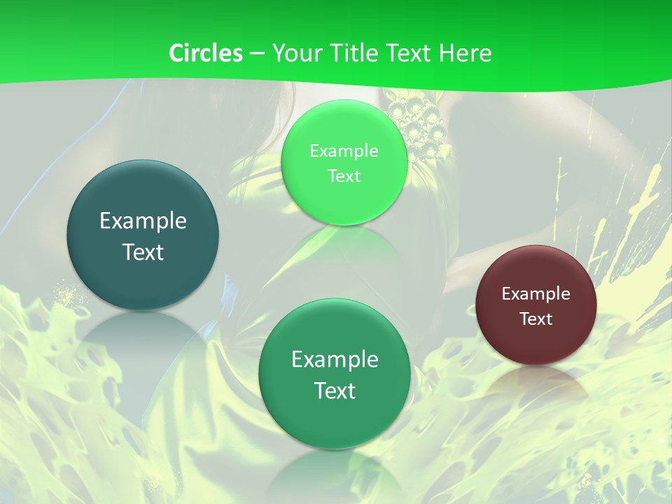 Girl Abstract Vogue PowerPoint Template