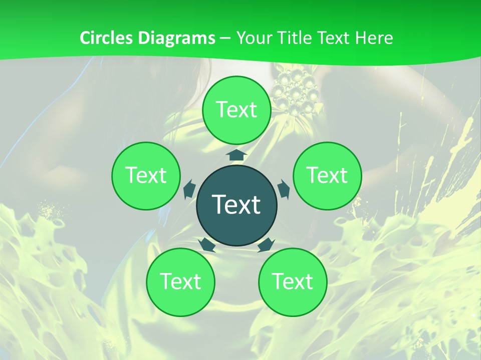 Girl Abstract Vogue PowerPoint Template