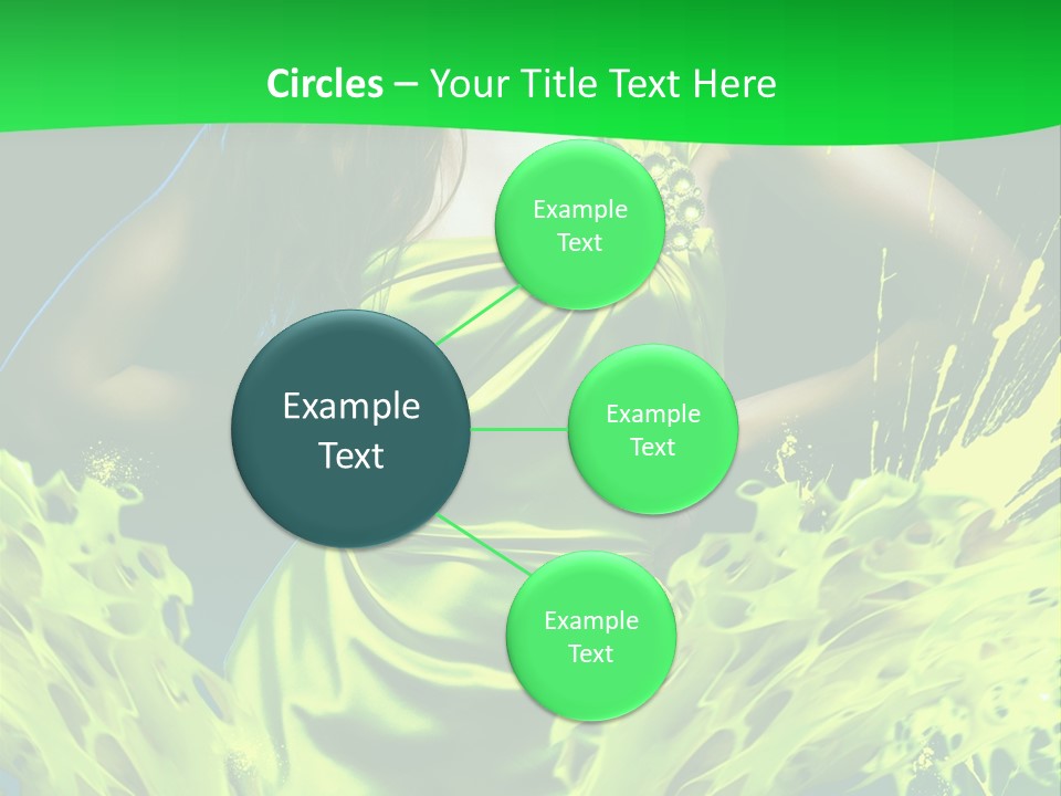 Girl Abstract Vogue PowerPoint Template