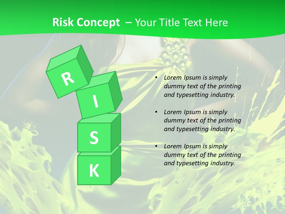 Girl Abstract Vogue PowerPoint Template