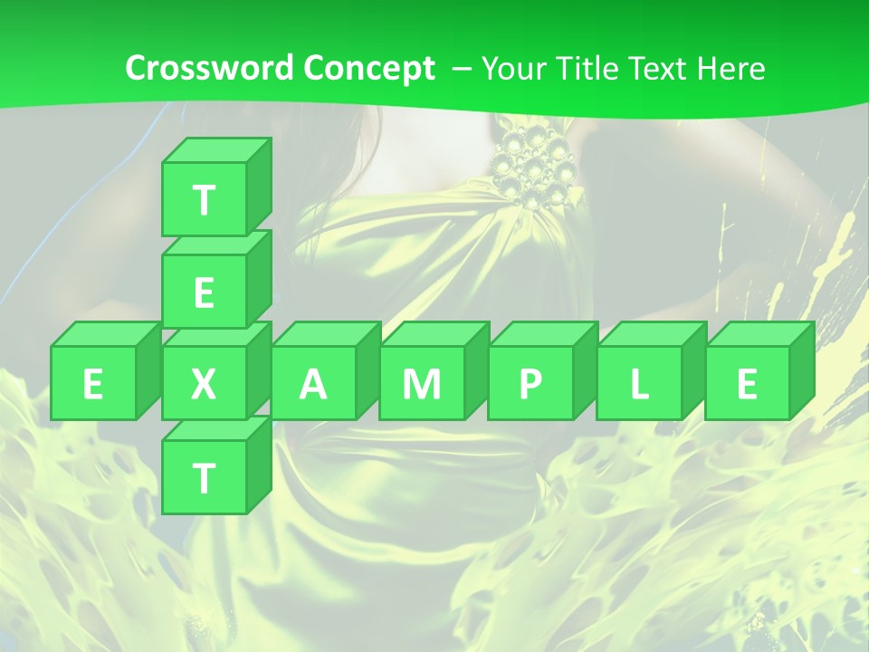 Girl Abstract Vogue PowerPoint Template