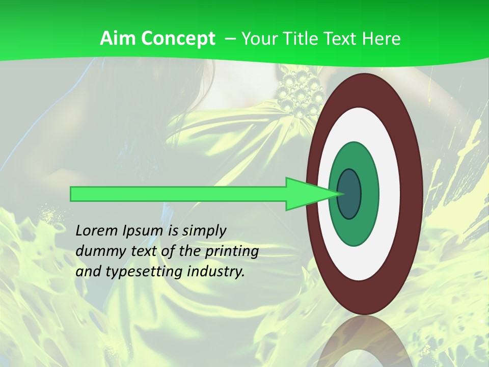 Girl Abstract Vogue PowerPoint Template