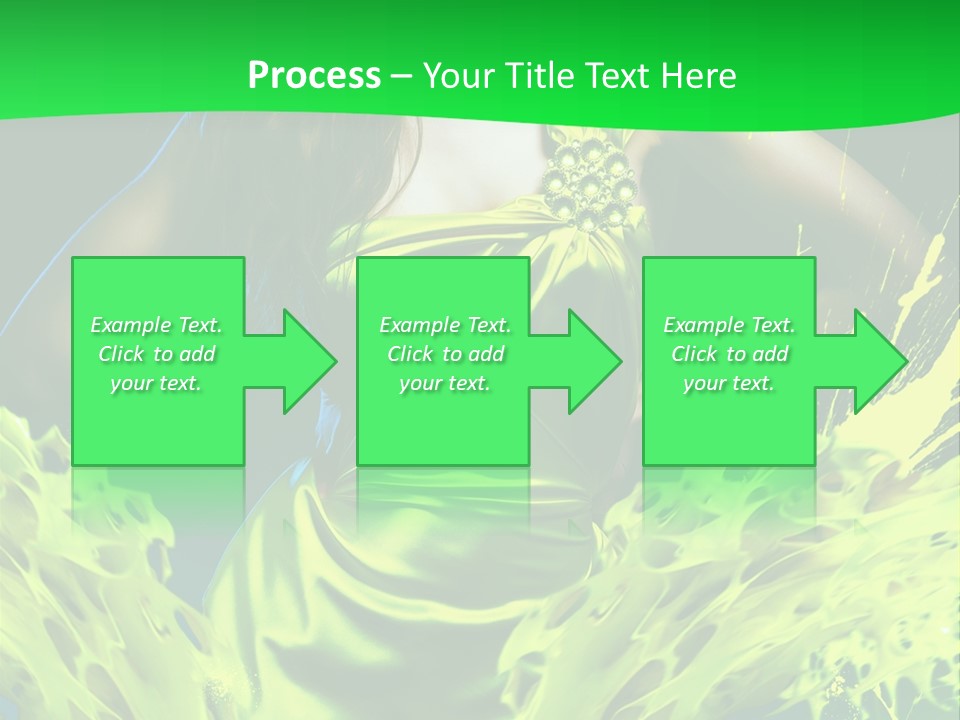 Girl Abstract Vogue PowerPoint Template