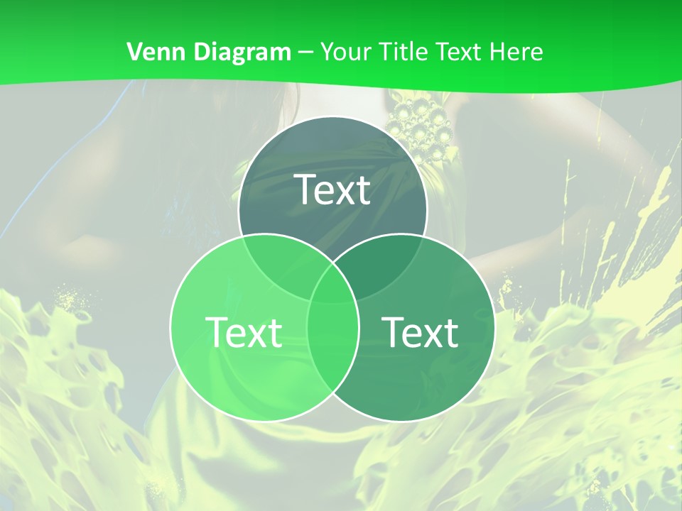 Girl Abstract Vogue PowerPoint Template