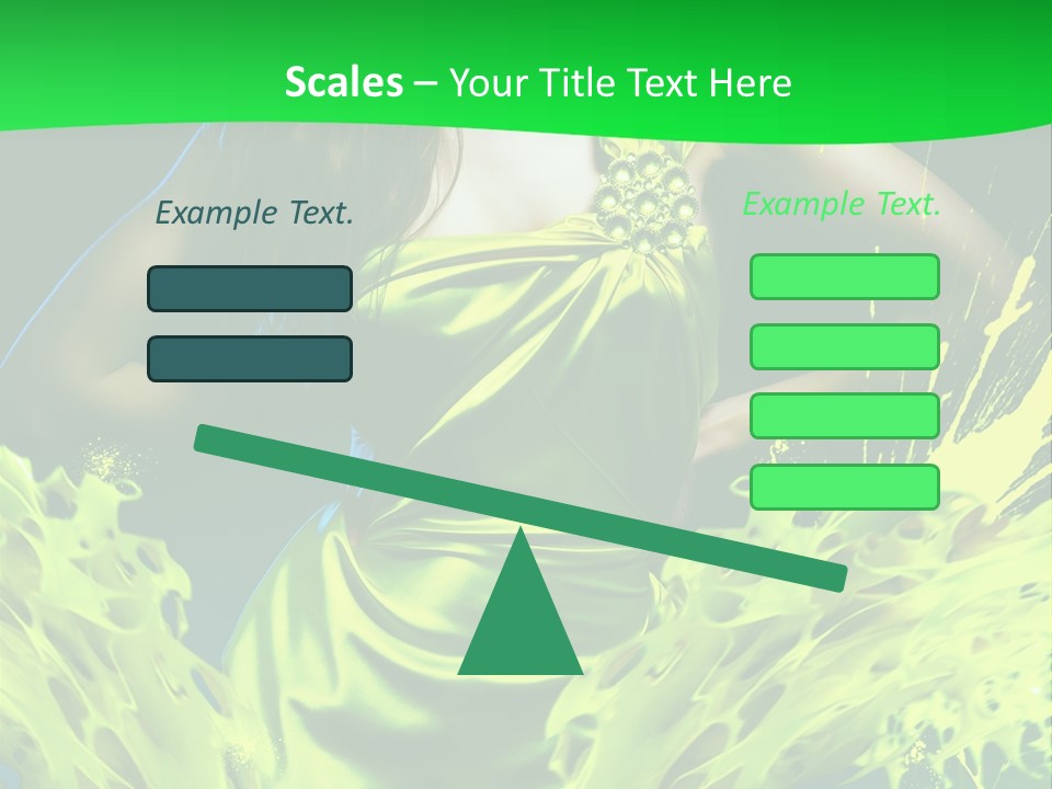 Girl Abstract Vogue PowerPoint Template