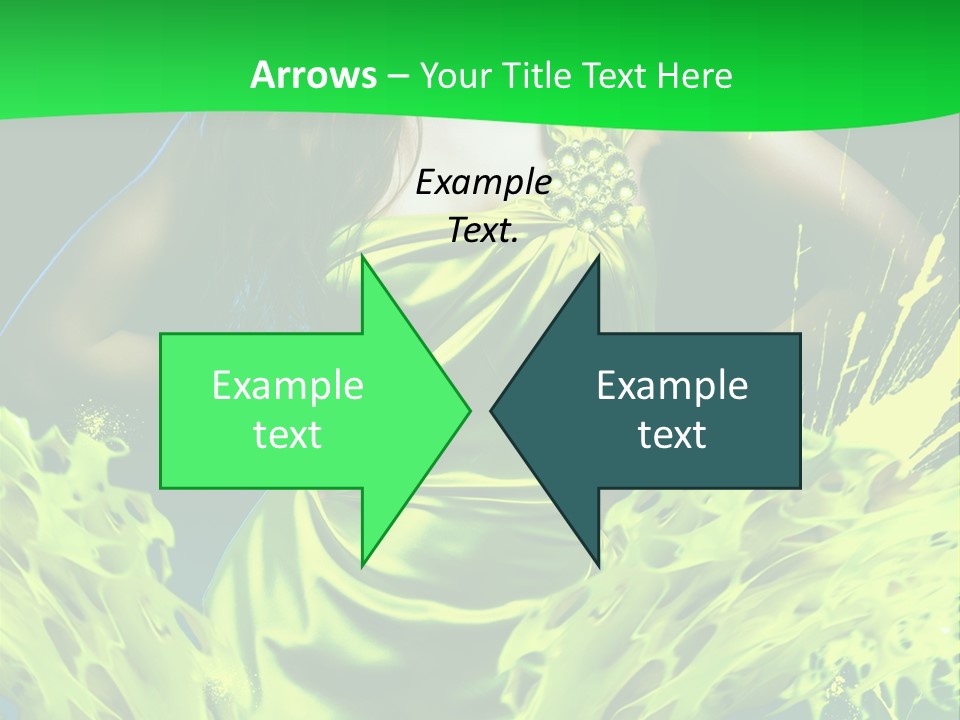 Girl Abstract Vogue PowerPoint Template