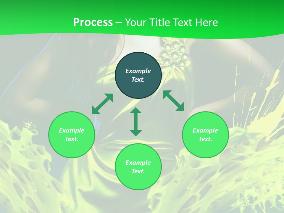 Girl Abstract Vogue PowerPoint Template