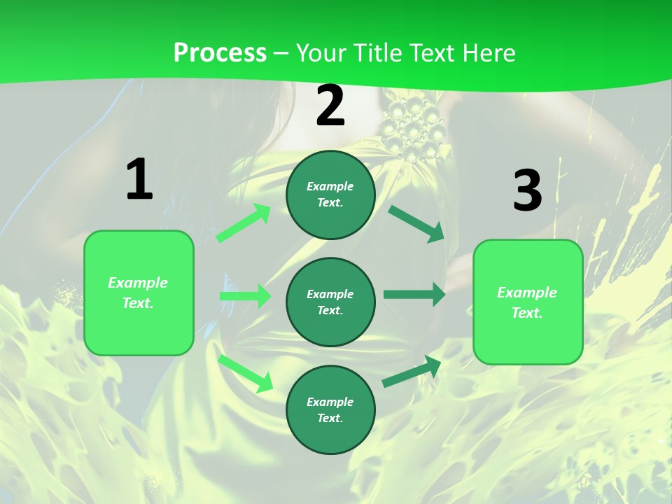 Girl Abstract Vogue PowerPoint Template