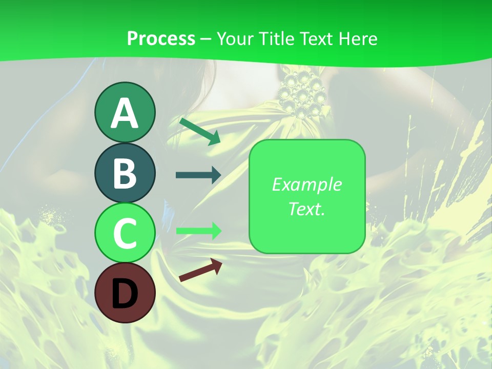 Girl Abstract Vogue PowerPoint Template