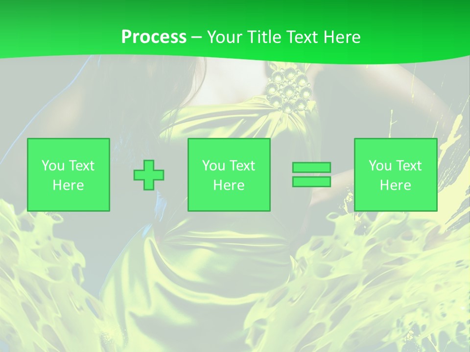 Girl Abstract Vogue PowerPoint Template