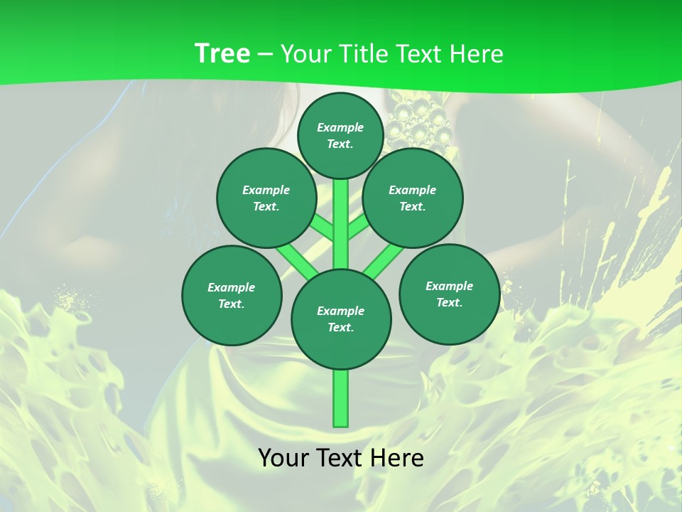 Girl Abstract Vogue PowerPoint Template