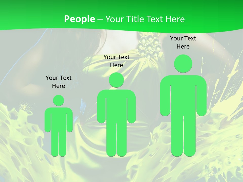 Girl Abstract Vogue PowerPoint Template