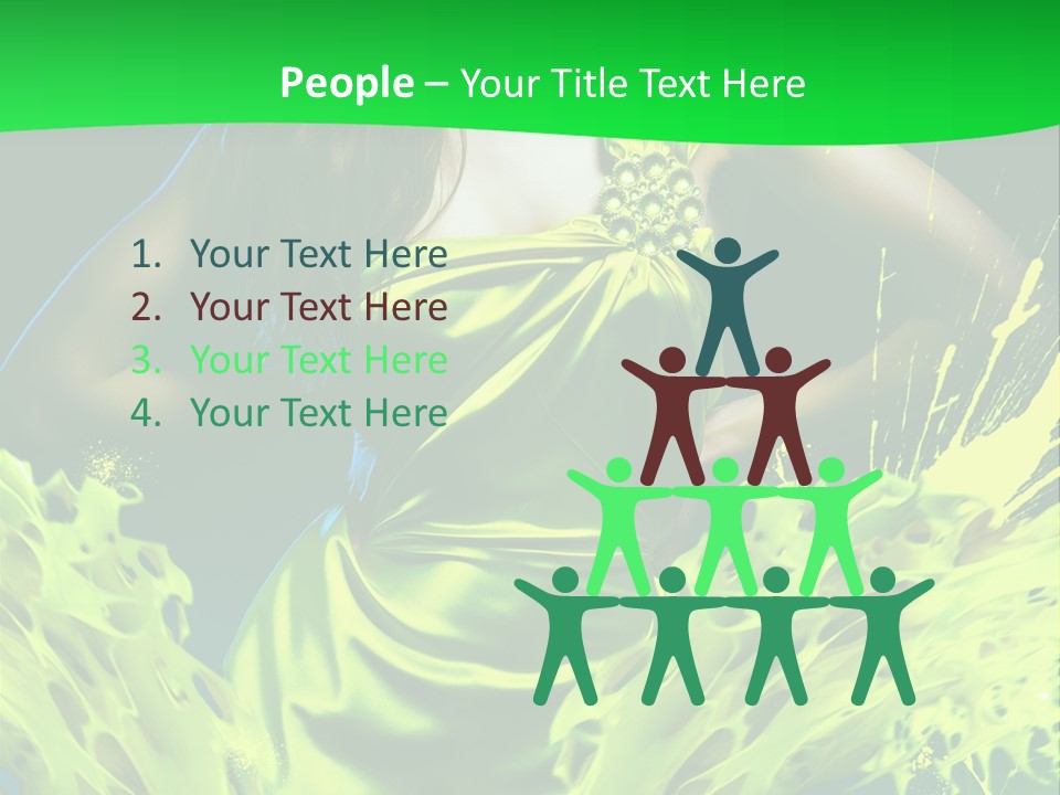 Girl Abstract Vogue PowerPoint Template