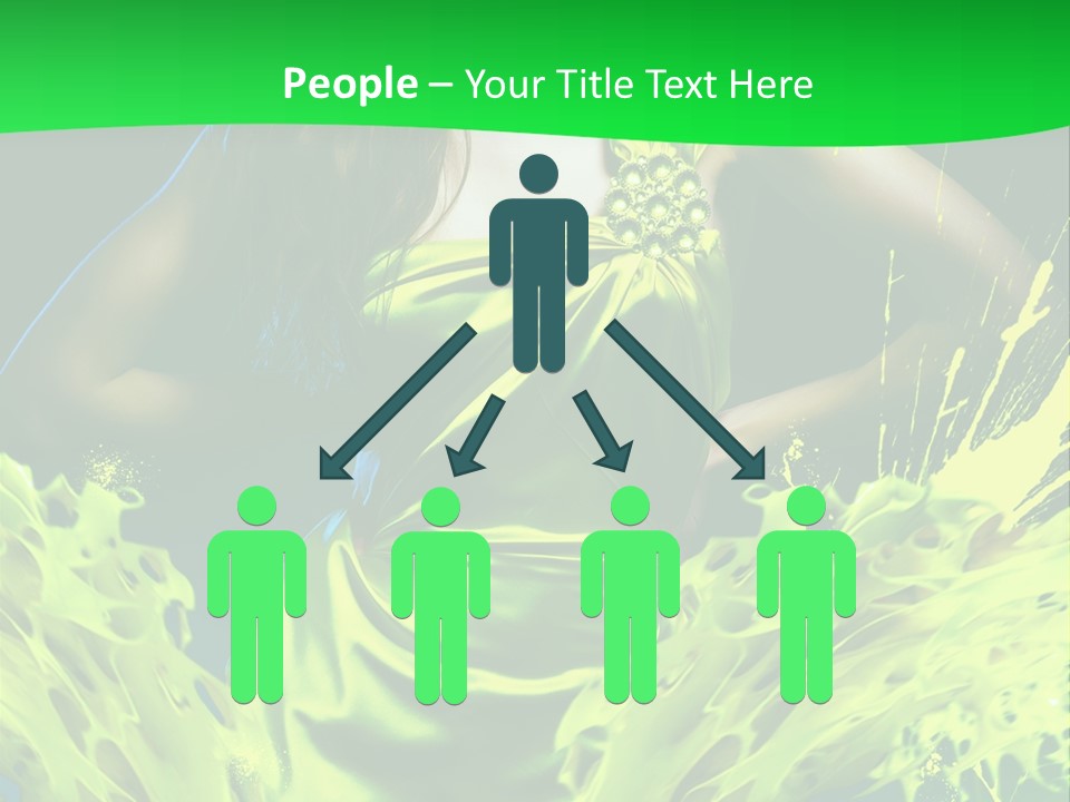 Girl Abstract Vogue PowerPoint Template