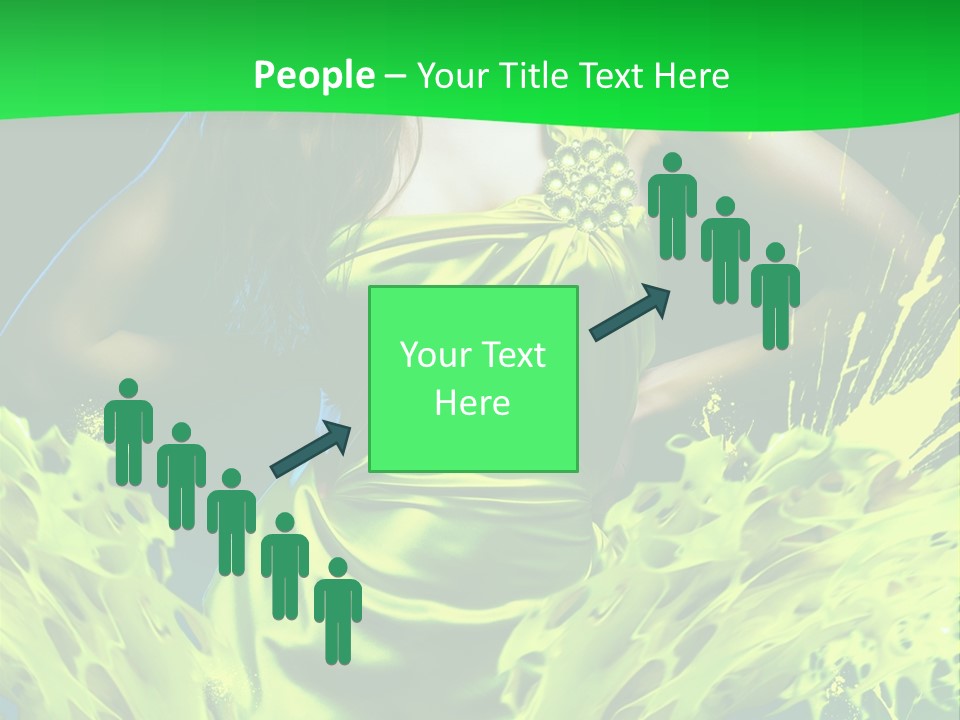 Girl Abstract Vogue PowerPoint Template