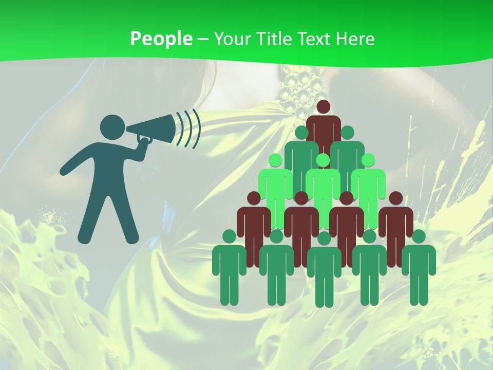 Girl Abstract Vogue PowerPoint Template