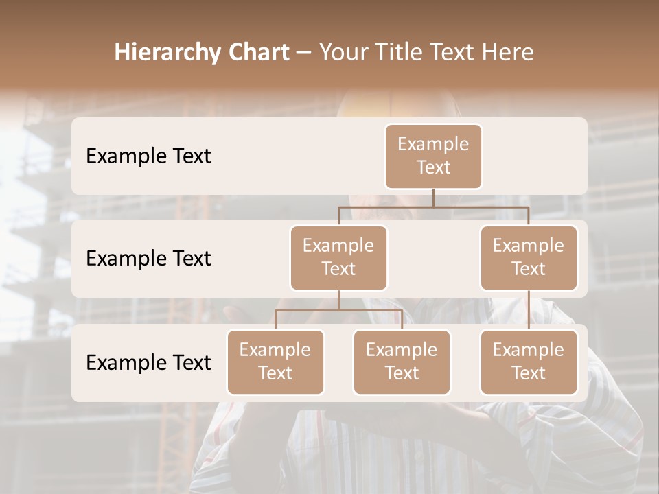 Men Helmet Working PowerPoint Template