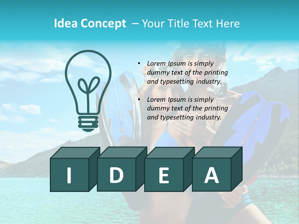 Sun Sunshine Summer PowerPoint Template