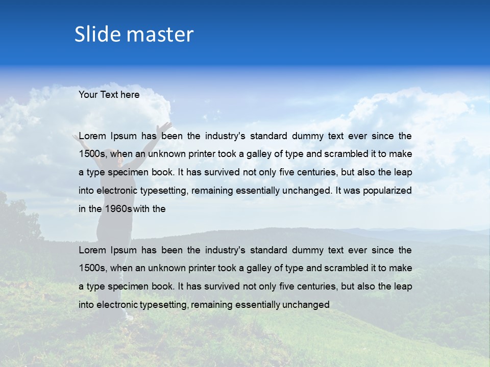 Only Arms Women PowerPoint Template