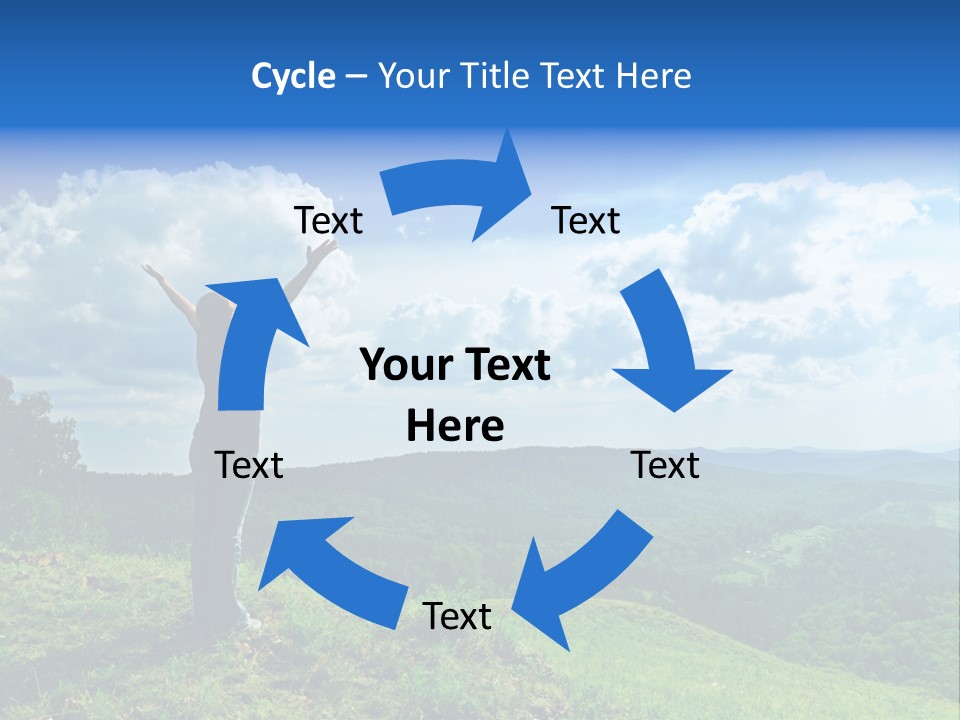 Only Arms Women PowerPoint Template