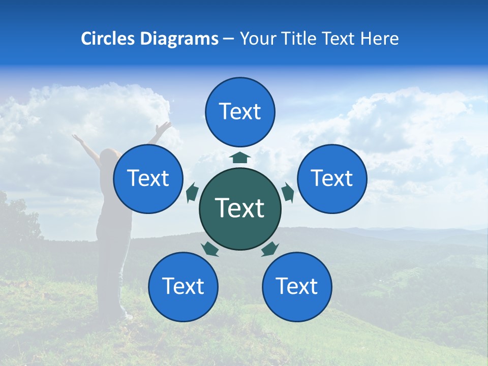 Only Arms Women PowerPoint Template