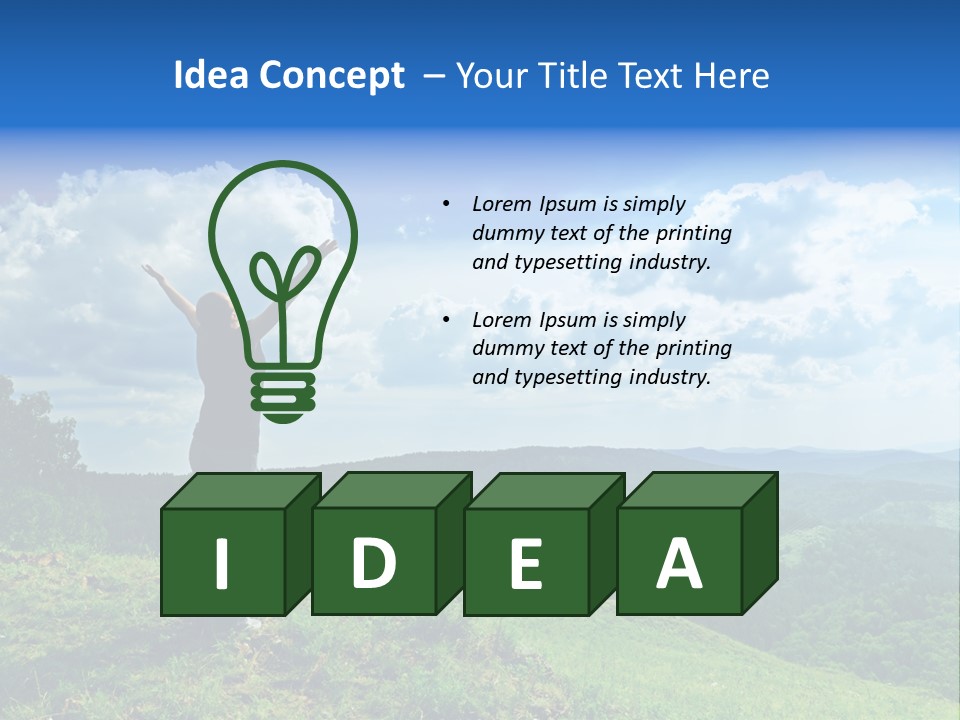 Only Arms Women PowerPoint Template