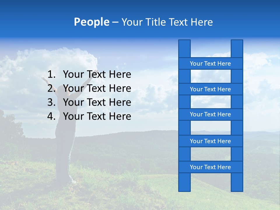 Only Arms Women PowerPoint Template