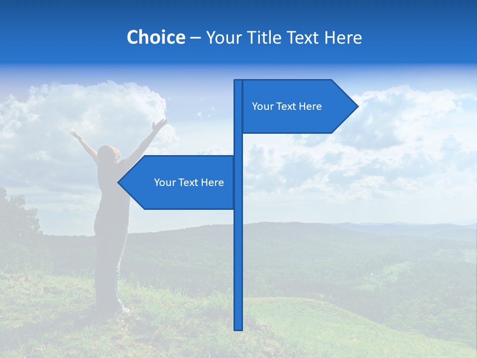 Only Arms Women PowerPoint Template