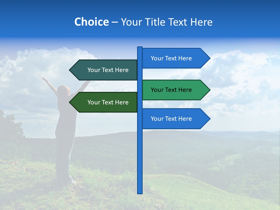 Only Arms Women PowerPoint Template