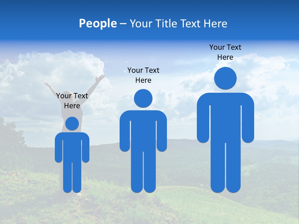 Only Arms Women PowerPoint Template