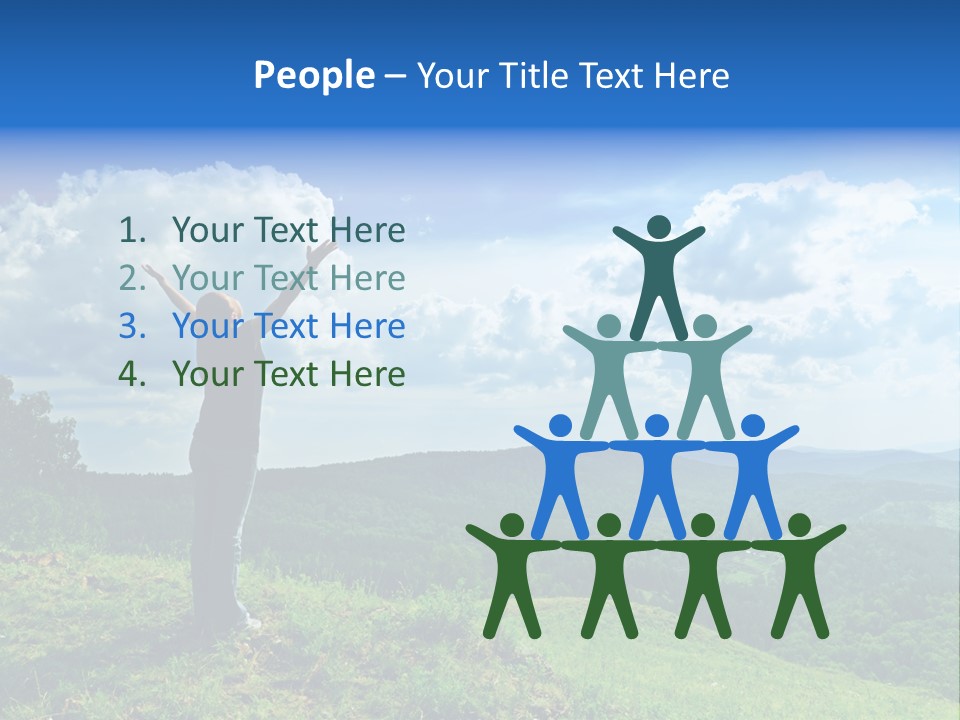 Only Arms Women PowerPoint Template