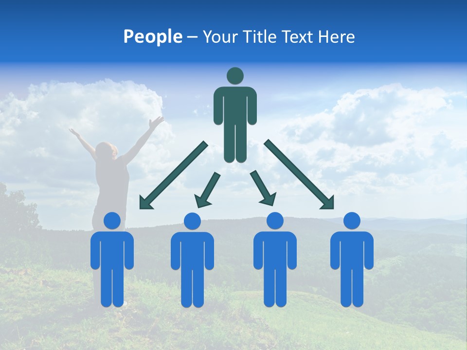 Only Arms Women PowerPoint Template