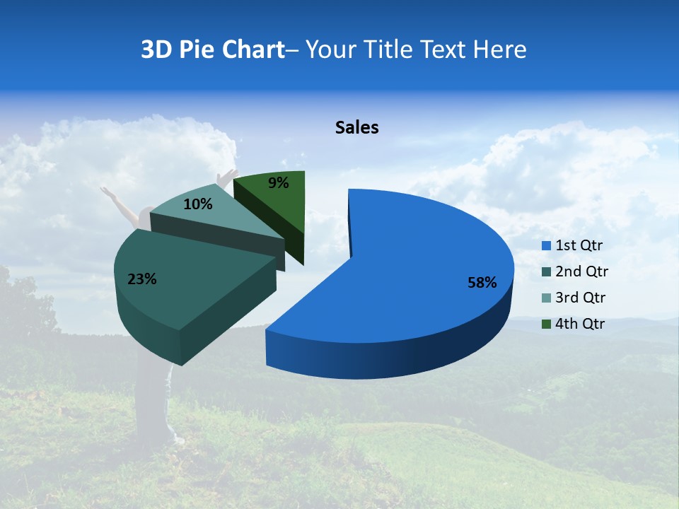 Only Arms Women PowerPoint Template