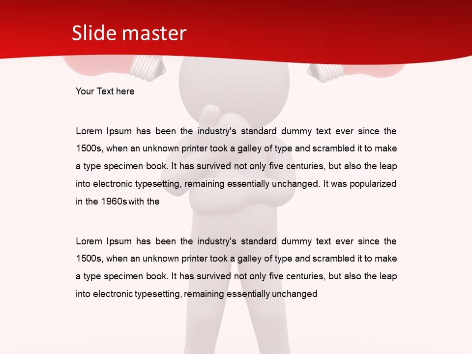 Technology Puppet Think PowerPoint Template