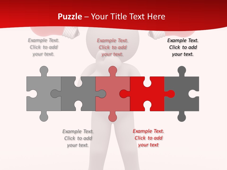 Technology Puppet Think PowerPoint Template