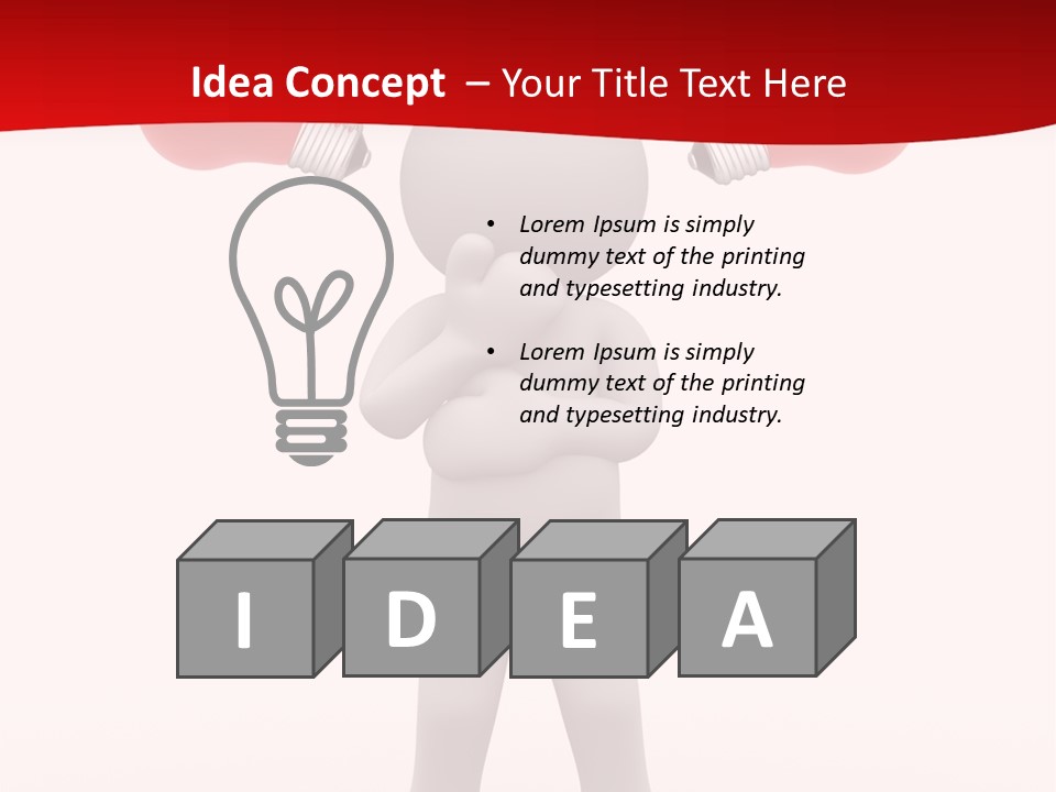 Technology Puppet Think PowerPoint Template