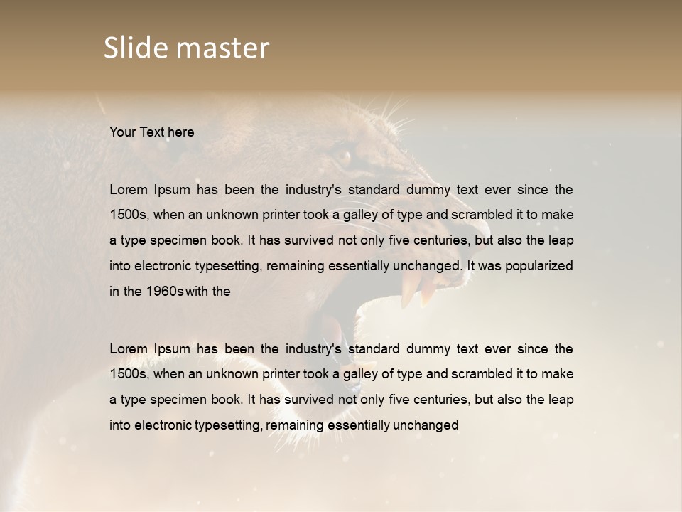 Action Nobody Open PowerPoint Template