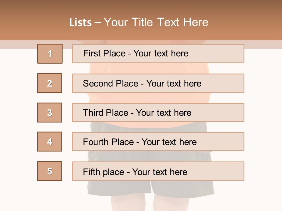 Weight Upset Boy PowerPoint Template