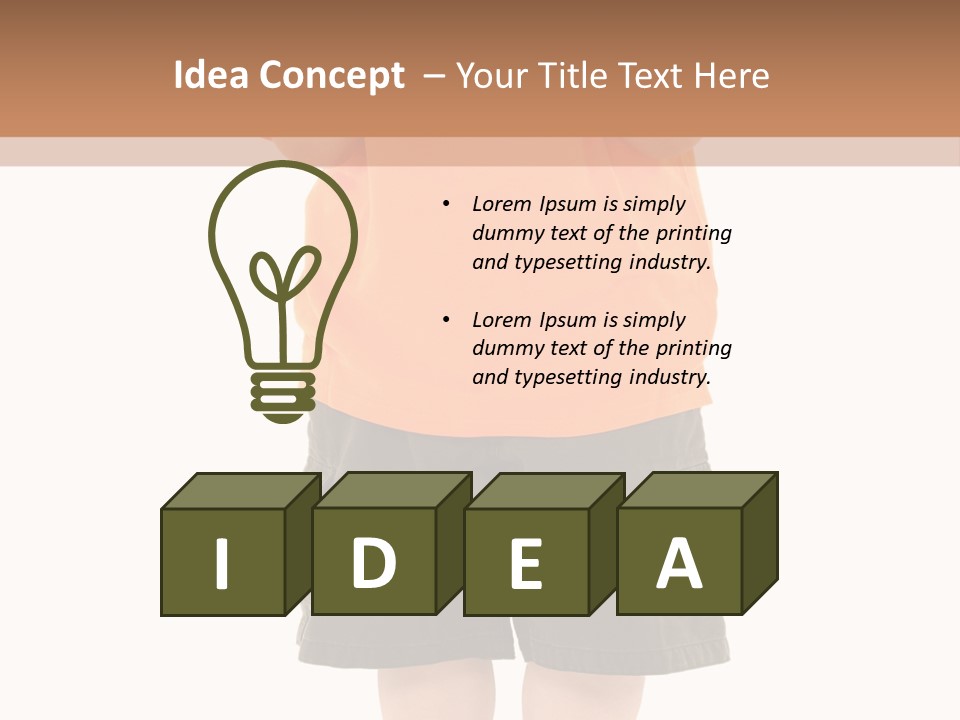 Weight Upset Boy PowerPoint Template