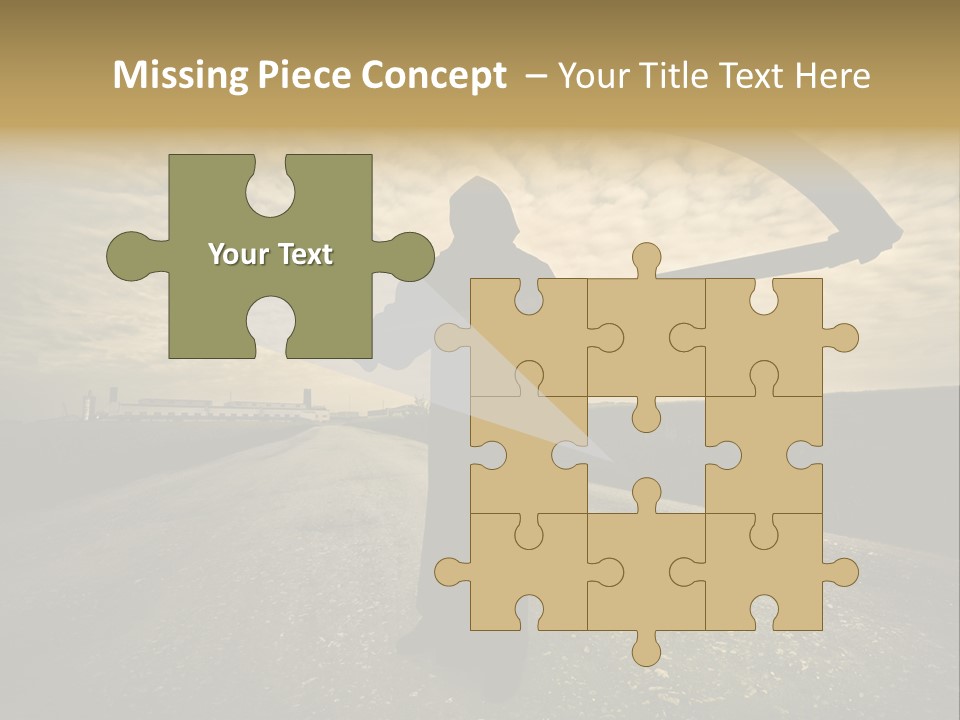 Costume Dark Doom PowerPoint Template