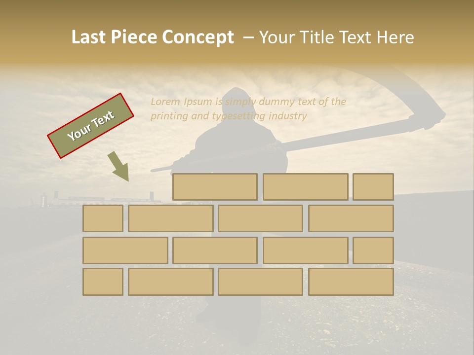 Costume Dark Doom PowerPoint Template