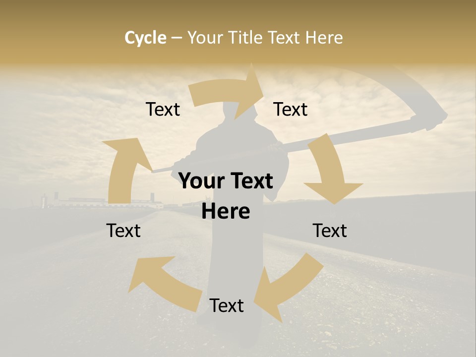 Costume Dark Doom PowerPoint Template