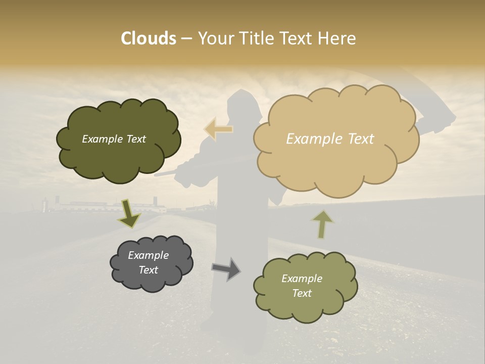Costume Dark Doom PowerPoint Template