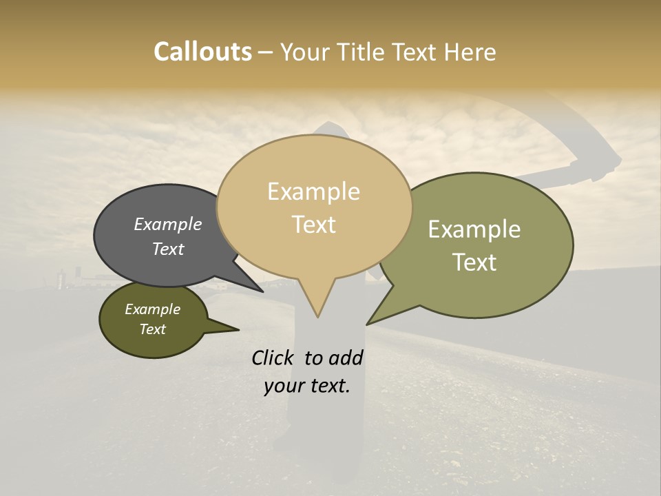 Costume Dark Doom PowerPoint Template