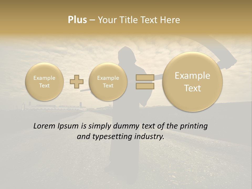 Costume Dark Doom PowerPoint Template
