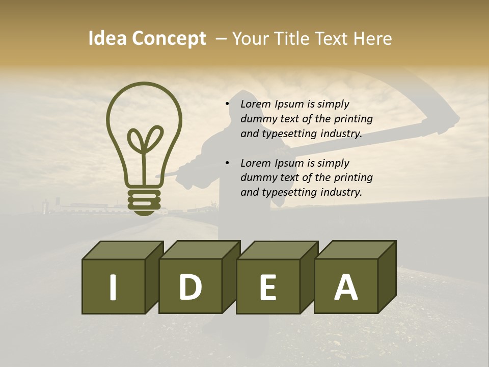 Costume Dark Doom PowerPoint Template