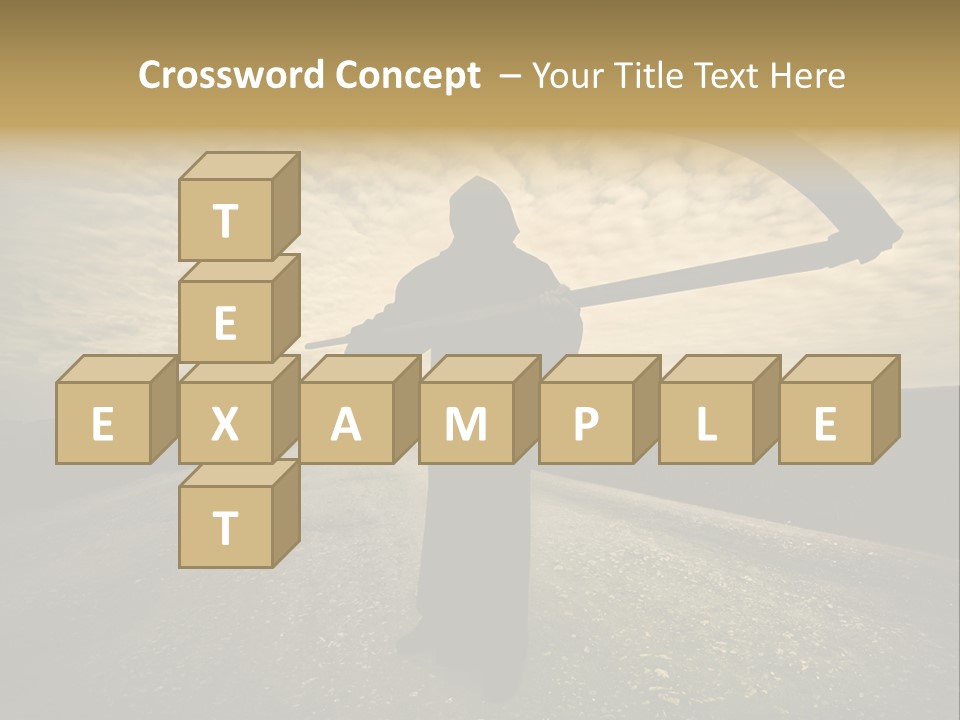 Costume Dark Doom PowerPoint Template